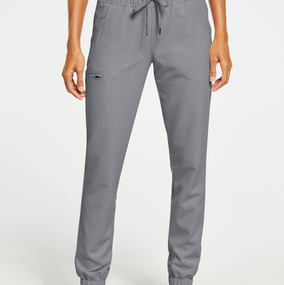 Jaanuu XL Women's Jogger Scrub Pant Gray